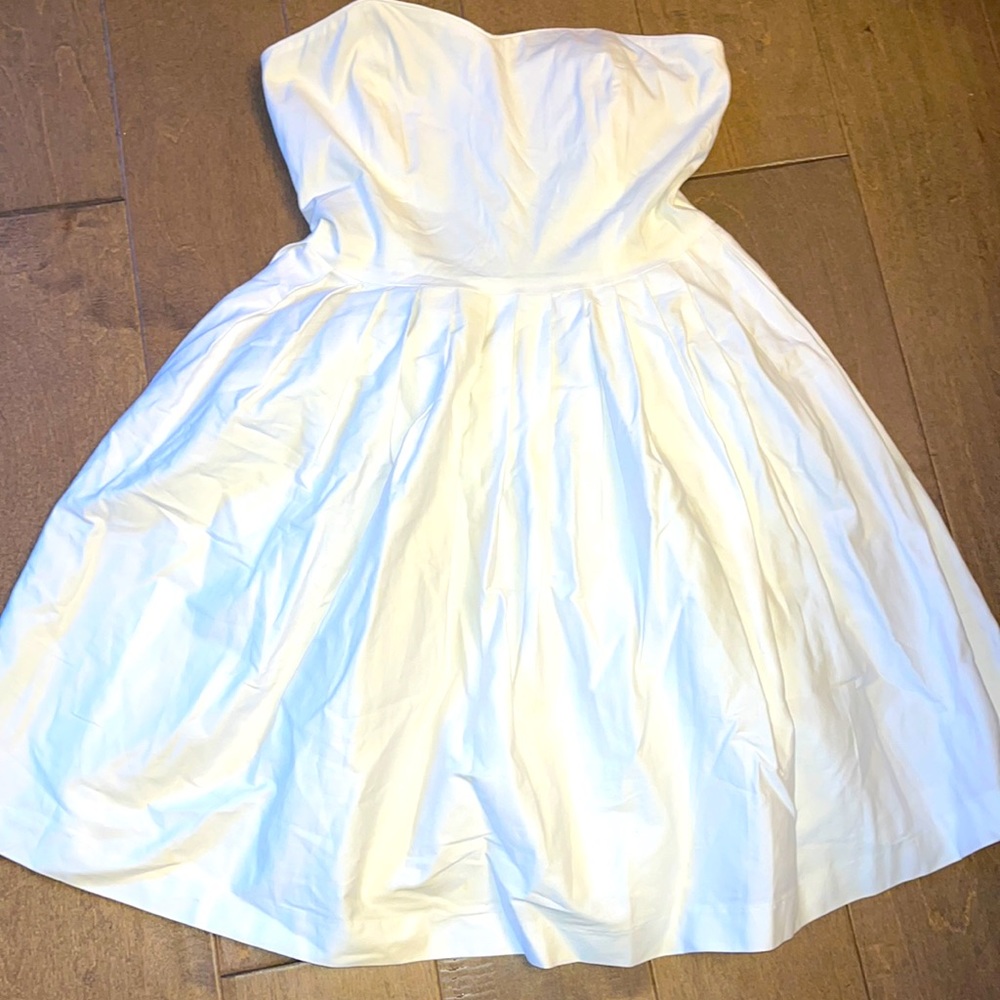 Tailor New York White Dress Strapless
